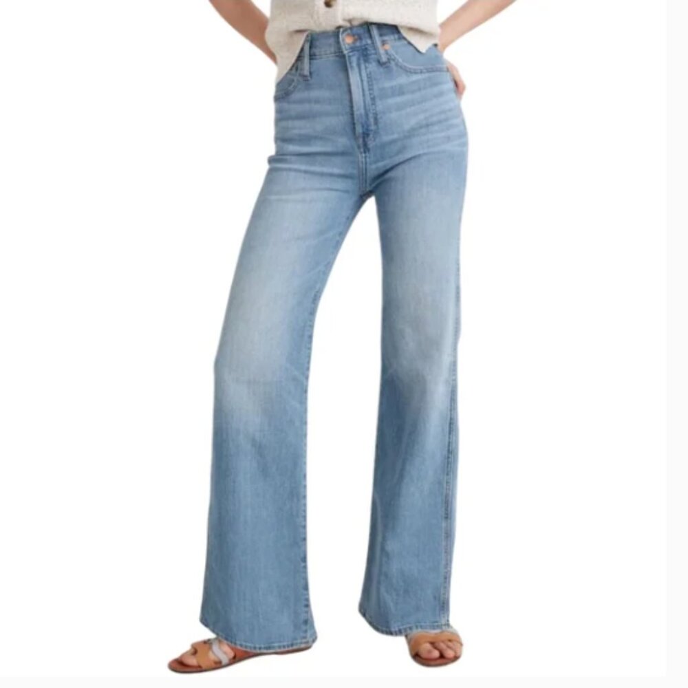 Madewell Women's Jeans 11" High-Rise Flare - Size 27 Stretch Denim